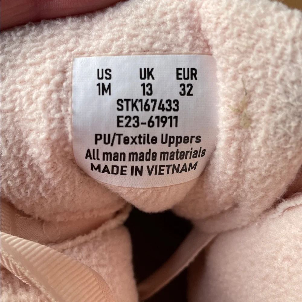 Sperry Girls Pink Lace-Up Duck Boots Size 1